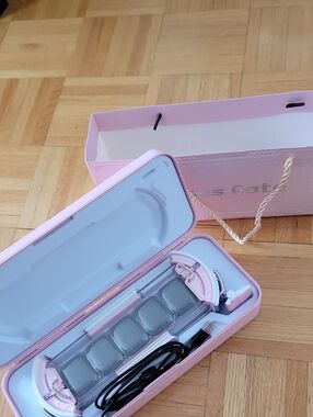 Pink Divoom Times Gate - Animated Pixel Art Display